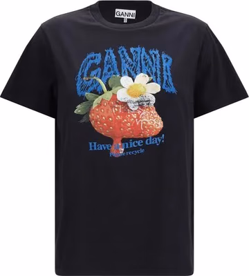 Black Cotton T-Shirt