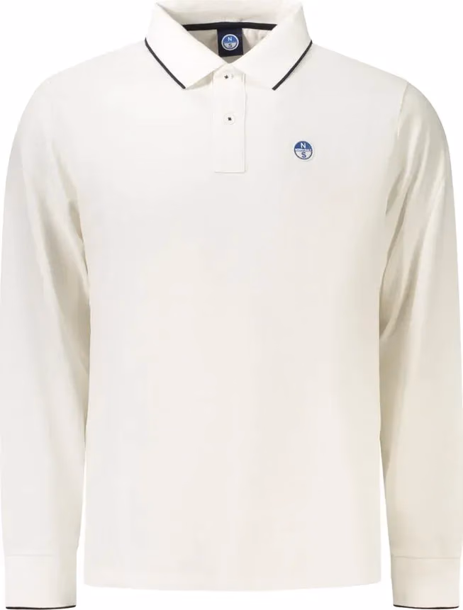North Sails White Cotton Men's Polo