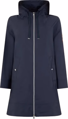 Blue Elastane Coat