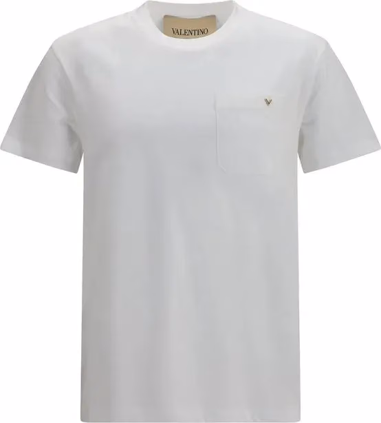 Valentino Garavani White Cotton T-Shirt