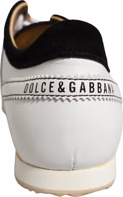 Black White Leather Suede Low Top Sneakers Shoes