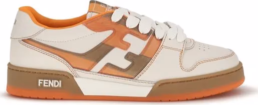 Fendi Multicolor Leather Athletic Sneakers