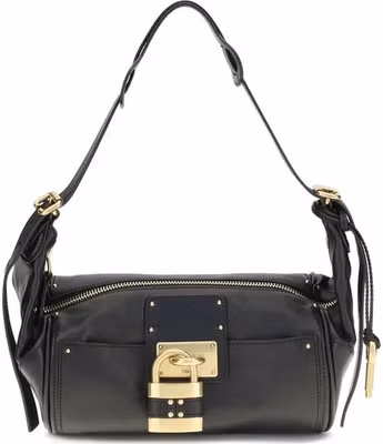 Black Calf Leather Bos Taurus Shoulder Bag