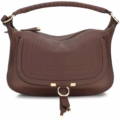 Bordeaux Calf Leather Bos Taurus Shoulder Bag