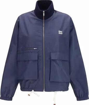 Blue Recycled Polyester Shell Jacket