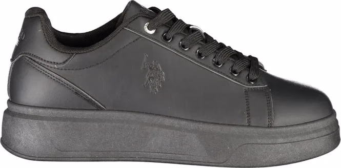 U.S. POLO ASSN. Black Polyester Men's Sneaker