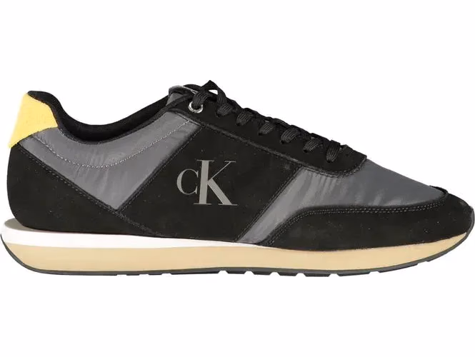 Calvin Klein Black Polyester Men's Sneaker