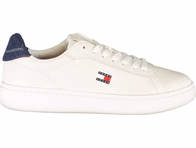 Tommy Hilfiger Bianco Polyurethane Women's Sneaker