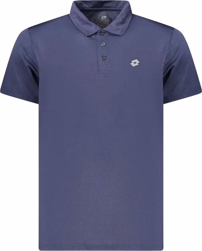Lotto Blue Polyester Men's Polo Shirt