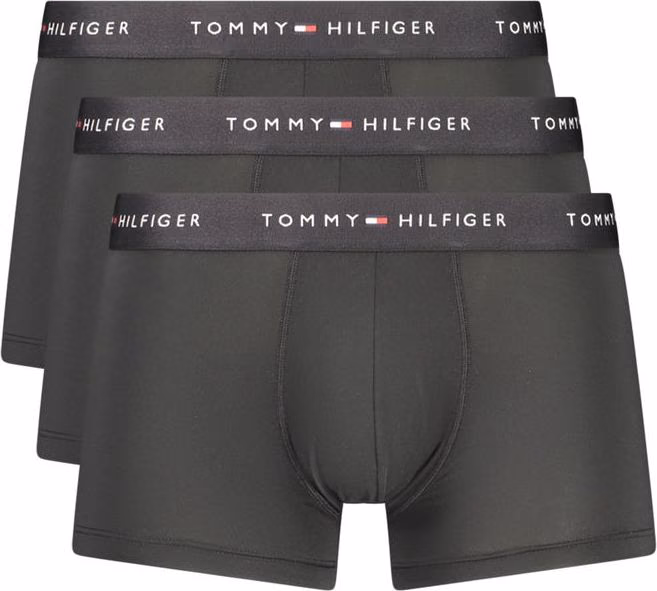 Tommy Hilfiger Black Polyester Men's Boxer
