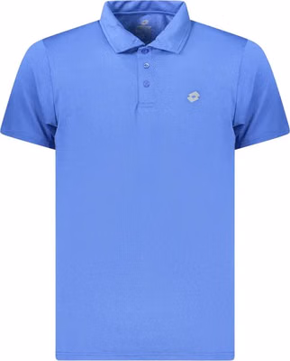 Blue Polyester Men's Polo Shirt