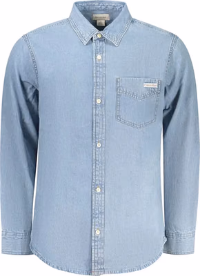 Azzurro Cotton Men's Shirt
