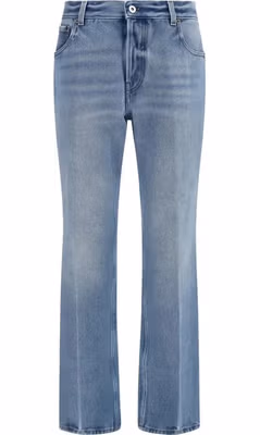 Blue Cotton Relaxed Fit Jeans