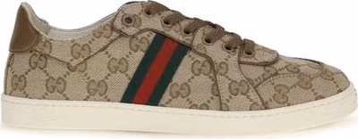 Beige Polyester Athletic Sneakers