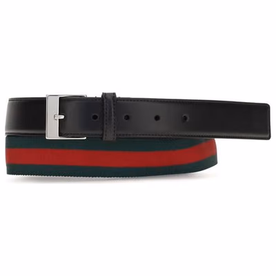 Black Calf Leather Bos Taurus Regular Belt
