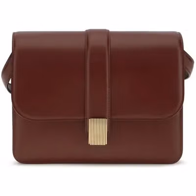Bordeaux Calf Leather Bos Taurus Shoulder Bag