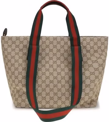 Beige Polyester Shoulder Bag