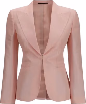 Multicolor Silk Full-Length Jacket