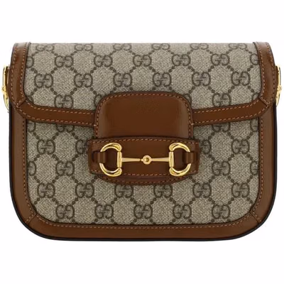 Brown Polyethylene Handbag