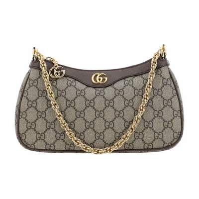 Brown Cotton Shoulder Bag
