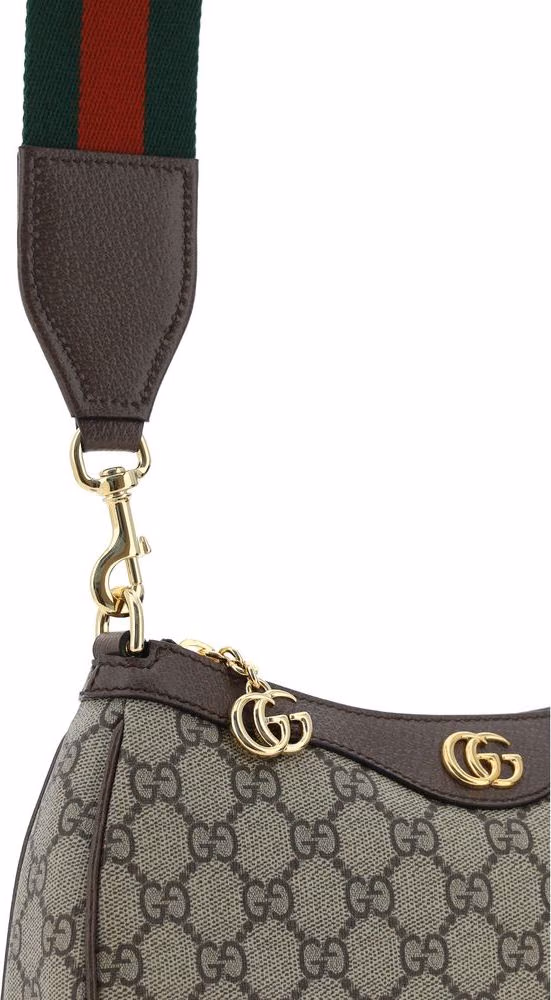 Gucci Brown Cotton Shoulder Bag