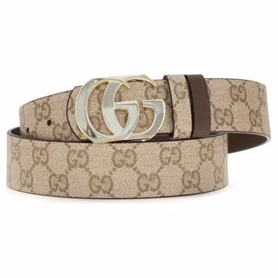 Beige Cotton Regular Belt