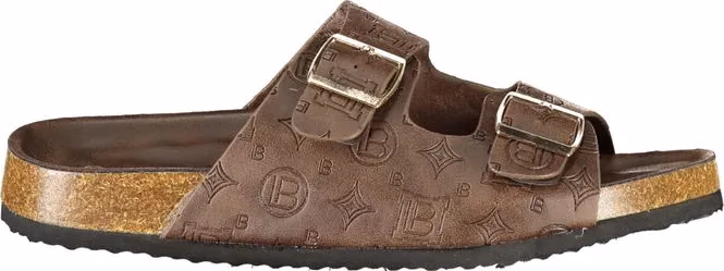 Laura Biagiotti Brown Polyurethane Women's Sandal
