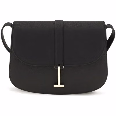 Black Calf Leather Bos Taurus Shoulder Bag