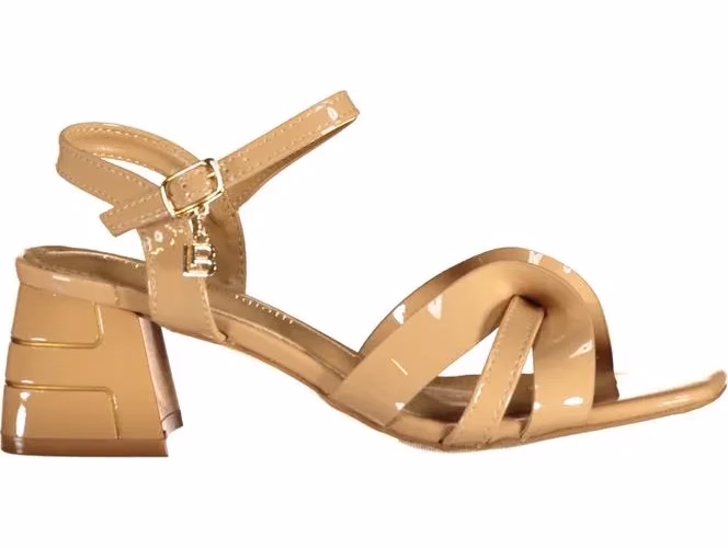 Laura Biagiotti Beige Poliuretano Women Sandal