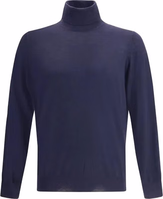 Blue Wool Oves Aries Turtleneck