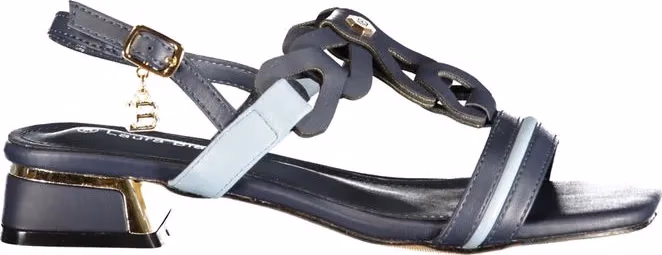 Laura Biagiotti Blue Polyurethane Women's Sandal