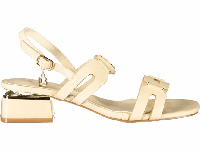 Laura Biagiotti Beige Poliuretano Women's Sandal