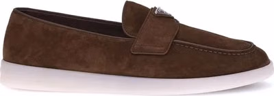 Brown Calf Leather Bos Taurus Slip-On Loafers