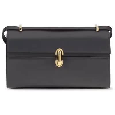 Gray Calf Leather Bos Taurus Shoulder Bag