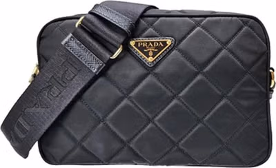 Black Nylon Shoulder Bag