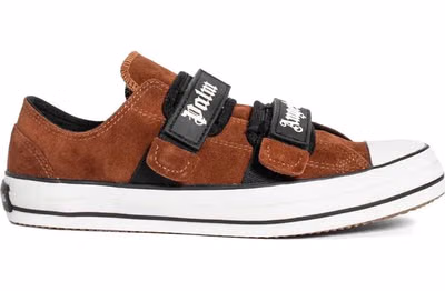 Brown Calfskin Low Top Sneakers