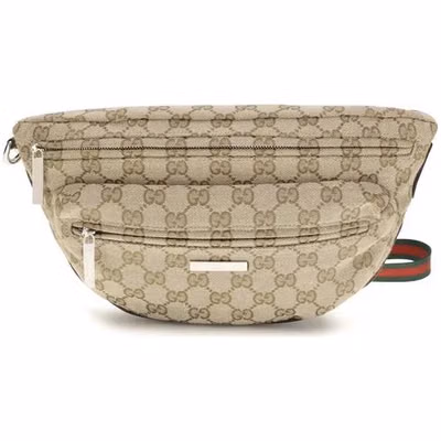 Beige Polyester Shoulder Bag