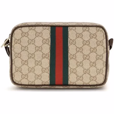 Beige Cotton Shoulder Bag