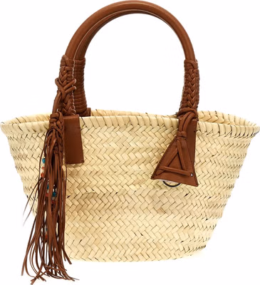 Brown Marabou Handbag