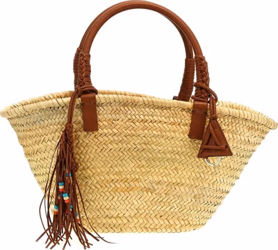 Brown Marabou Handbag