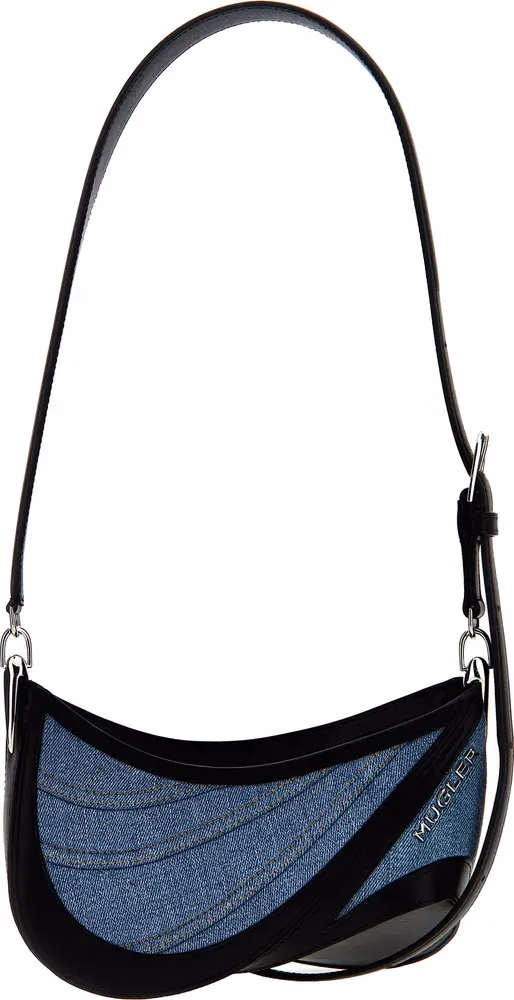 Mugler Multicolor Calfskin Shoulder Bag