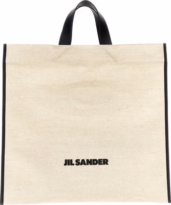 Bicolor Jute Tote Bag