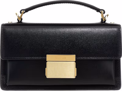 Black Cowhide Handbag