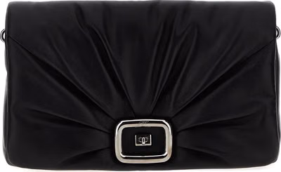 Black Leather Shoulder Bag