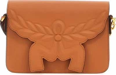 Brown Calfskin Crossbody Bag