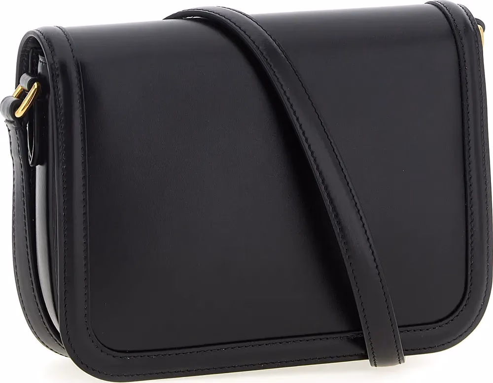 Valentino Garavani Black Calfskin Crossbody Bag