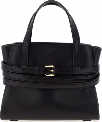 Black Polyester Handbag