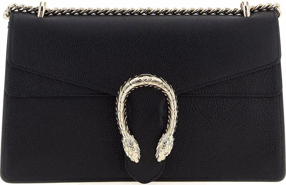 Gucci Black Calfskin Shoulder Bag
