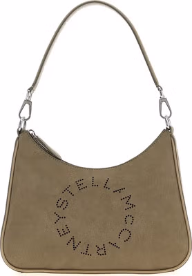Gray Polyamide Shoulder Bag