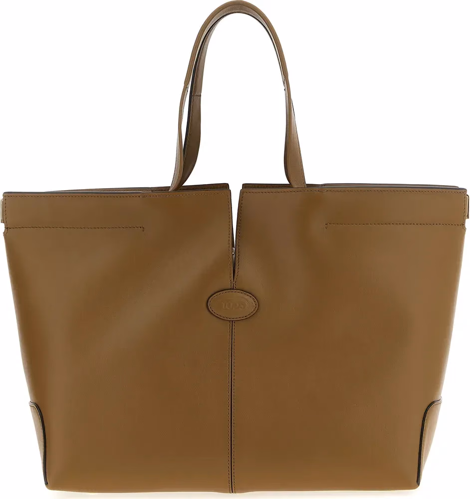 Tod's Bicolor Calfskin Tote Bag